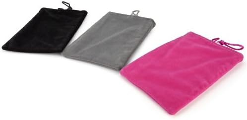 Boxwave futrola za Garmin DriveSmart 51 LMT-s - baršunasta torbica, rukav od meke velur tkanine sa vezicom za