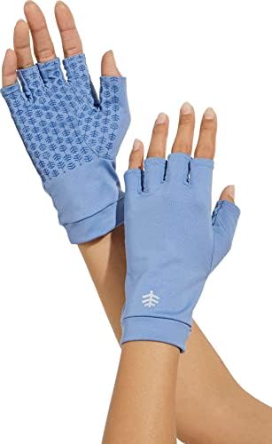 Coolibar UPF 50+ muške ženske Ouray UV rukavice za sunčanje bez prstiju - zaštitne od sunca