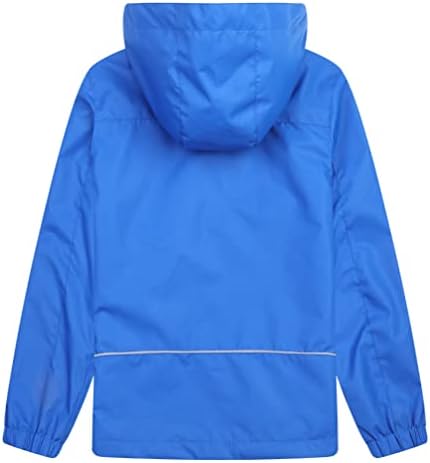 Dubbped Boys Girls kišna jakna sa kapuljačom vjetrovka lagana vodootporna kabanica za djecu
