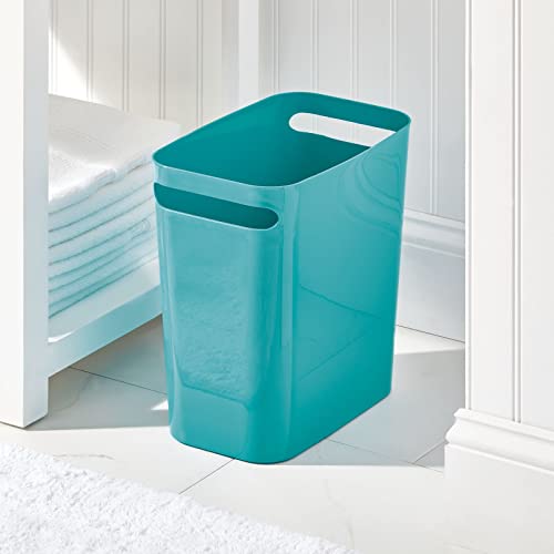 Mdesign plastični tanki veliki 2,5 galonski kan za smeće, klasični spremnik za smeće kantu za smeće, spavaća