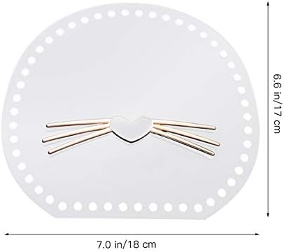 EXCEART alati za pletenje 1 Set akrilna torba za tkanje ploča sa mačjim oblikom ploča za oblikovanje ploča