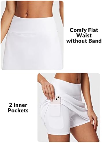 Baleaf ženski tenis suknje band band viljuball skirts atletic brzo suši sa džepovima za kratke hlače