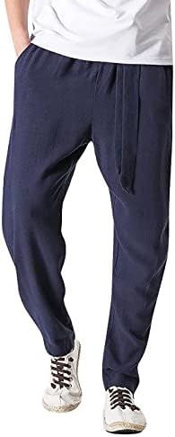 Saxigol posteljina muški duksevi prevelike labave oprezne pantalone 2023 Vanjske modne sportske
