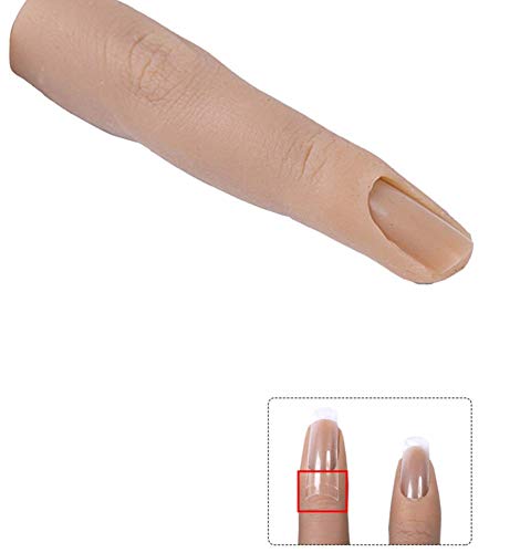 Manikir Silikonski ručni model sa zglobovima Savitljivo podudaranje za nokte silikonski lažni model prsta,