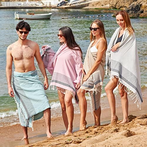Bestyle pamuk turski ručnik za plažu - odlično za plažu, kupatilo, bazen, joga, spa centar,