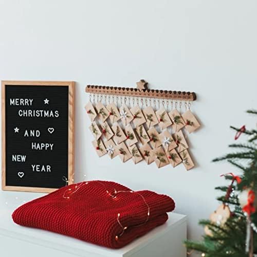 NEARTIME Advent Kalendar sa Zvezdanom scenom Božić odbrojavanje Holiday dekoracija drveni ukrasi
