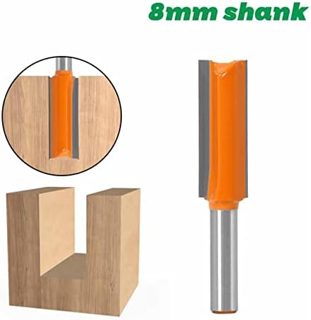 Površinski glodalica 1 komad 8mm Shank Flush Trim produžetak ravni ruter bitni alati za obradu drveta