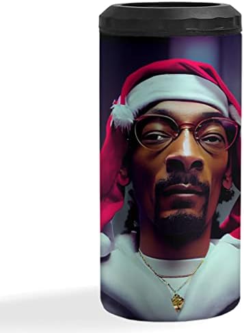 Snoop Dog Božićni meme Izolirani tanak Can Can Cooler - Šareni mogu hladniji - tiskani izolirani