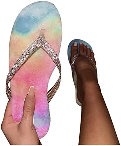 Papuče za žene unutarnji vanjski casual moda u boji prozračne ljetne flip flops sandale platforme djeveruševe vodene cipele za dame platforme flip flops za žene