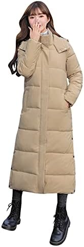 Jakna Pamučni kaput zimska dugačak sa ženskim kaputom prekriven topli zbir ženskim parkama
