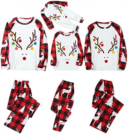 Porodična odjeća Jumpsit Božićni set pidžama, Božićne pidžame za porodično podudaranje postavljanja