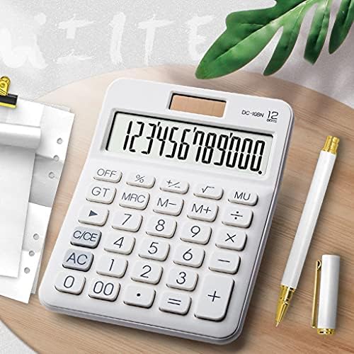 Cujux 12-znamenkasti stol solarni kalkulator Veliki tasteri Financijski poslovni računovodstveni alat Veliki