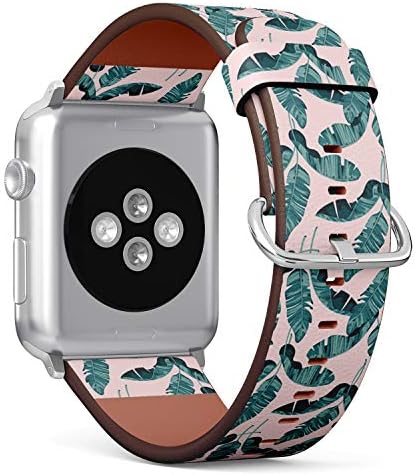 Kompatibilan sa Apple Watch serijom 7/6/5/3/3/2/1 Kožna narukvica narukvica zamjena za zamjenu opreme +