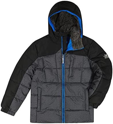 ZeroXposur Boys Puffer jakna s kapuljačom za djecu zimski kaput sa elastičnim manžetama