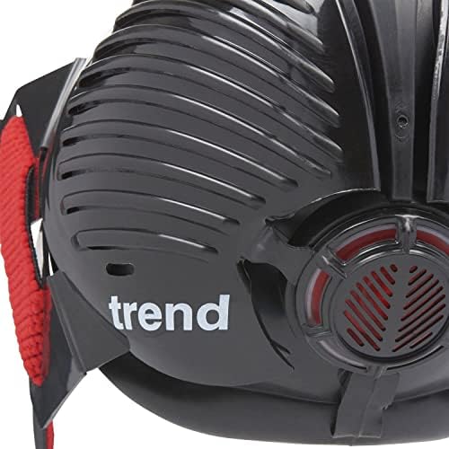 Trend Air Stealth maska za prašinu Respirator sa zamjenjivim HEPAC filterima, maska za izgradnju