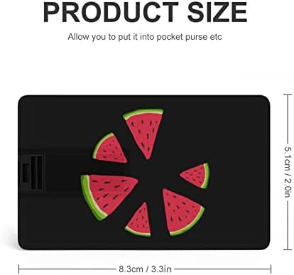 Watermelon USB Flash Drive Dizajn kreditne kartice USB Flash Drive Personalizirani memorijski stick tipka