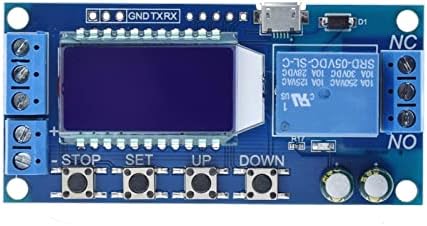 Ilame 6-30v Micro USB digitalni LCD ekran modul releja kašnjenja vremena kontrola tajmer prekidač