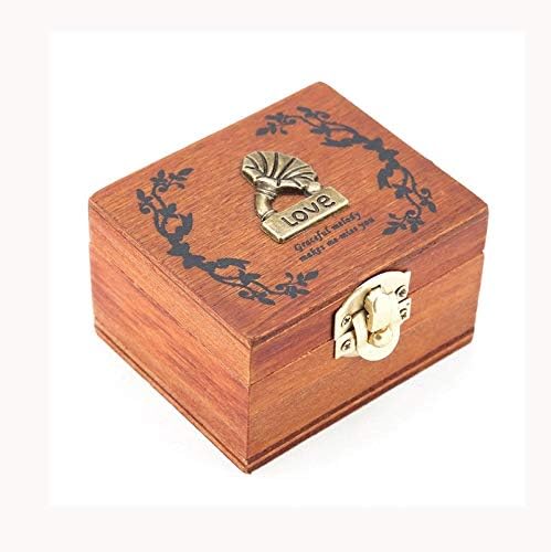 N / A Mini Drvena ruka Muzička kutija Metal Retro mehanički modeliranje zanata zanata za rođendanski ukrasi