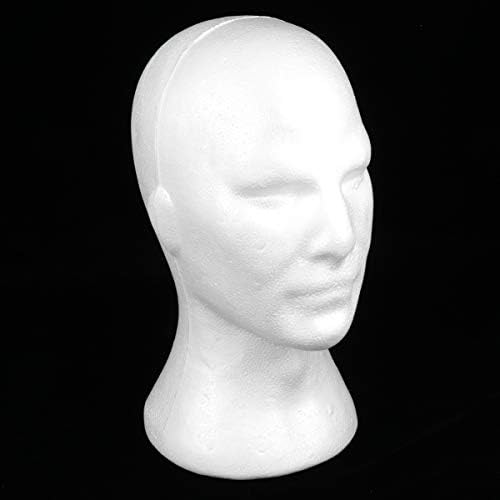 VALICLUD Art Mannequin Head Hat Wig Display Mannequin bijelo lice Manikin Head Foam Model Wig Making