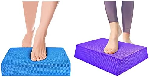 Bilansna ploča za pjenu Yoga Mat, 12.2x9.4x2.4 '' Fizikalna terapija rocker ploče, bez klizanja