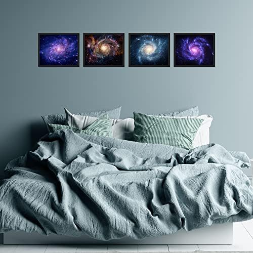 Insire Galaxy Poster Space posteri za dječake soba-Set od 4 Galaxy Art Wall Decor Galaxy Posteri-Galaxy Wall