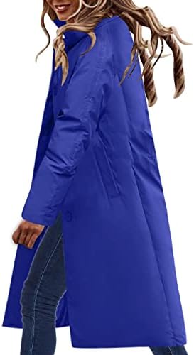 Kaput sa kapuljačom ženske kaputić na kaputić sa šupljinom kaputima od pune boje kaput od papirne