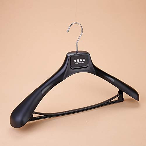Yumuo Extra široko široko vješalice, plastični vješalice za odjeću, nepušač za odlaganje slobodnih standardnih vješalica za haljinu košulja G 50 paketa