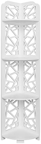 WYKDD barokni rezbarski stil vodootporan 120 stupnjeva ugao 4 sloja kupaonice ormarići police bijeli