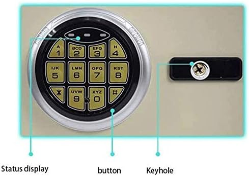 JYDQM veliki elektronski digitalni sef, sigurnost doma za nakit-imitacija Brava i sef