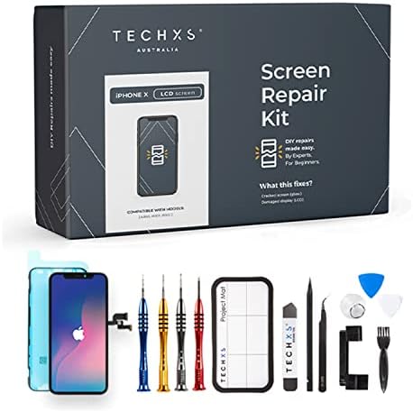 TechXS Premium iPhone X OLED komplet za zamjenu ekrana i alati za popravku, DIY zamjena Digitalizatora