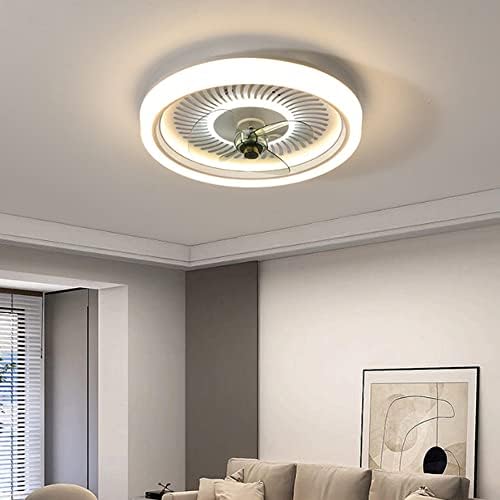 Dlsixyi 96W ventilatori sa svjetlom, moderno zatamnjeni LED stropni luster 3000-6500K Ultra miran