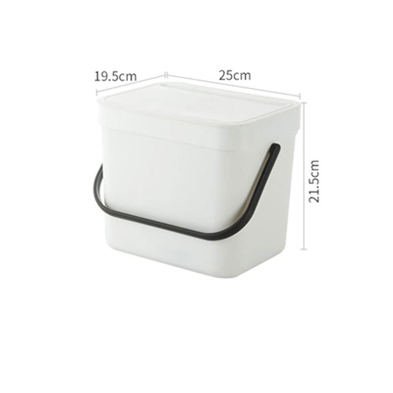 MFCHY Zidna montirana kupaonica Kantu za smeće sa poklopcem kantu za smeće može da visi sa WC školjkom