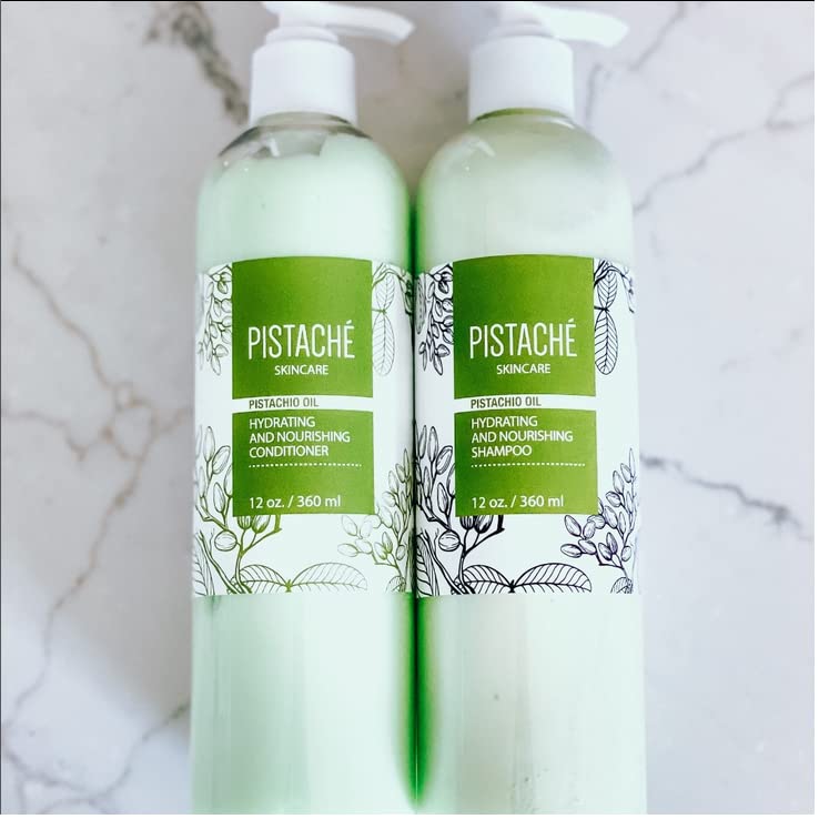 Pistaché Set šampona i regeneratora za njegu pistacija + hidratantni i hranjivi + dubinski hidratantni + Vitamin
