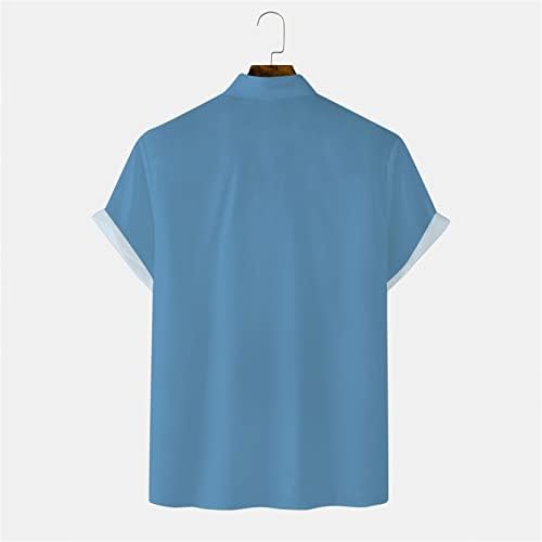 2023 Nova muška dnevna zastava za nezavisnost 3D digitalni tisak Personalizirani modni rever dugme T majica