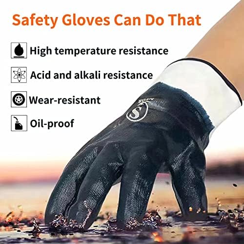 Pijaborg uljne rukavice za muškarce, 10 kom/6 kom/4 kom/ 3 kom rukavice otporne na ulje, sigurnosne