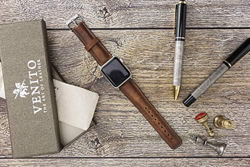 Venino Toskana Kožna sat Kompatibilna sa Apple Watch-om 38mm 40mm - Strap za sat dizajniran za IWatch