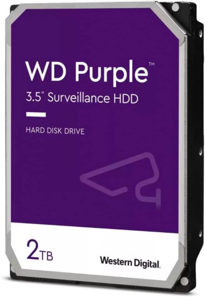 Western Digital 8TB WD Purple Nadzor Interni Hard Drive HDD - SATA 6 GB / S, 128 MB keš memorije, 3,5 - WD84purz