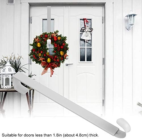 Lesiega Božićni vijenac za vješalice kućice metal kovano željezo preko vrata podesiva vješalica