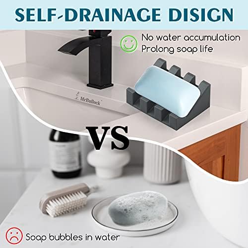 Silikonsko sapun za držač sapuna za tuš za tuš kupatilo samo odvodnjavanje vodopada ladica za sušenje