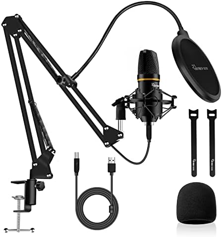 Hayner-Seek USB mikrofon Podcast Kit 192kHz / 24Bit sa mikrofonom za PC kondenzator Podcast Streaming