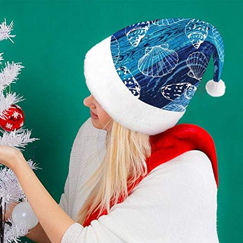 Božić Santa šešir, Conch Božić Holiday šešir za odrasle, Unisex Comfort Božić kape za Novu godinu svečani kostim