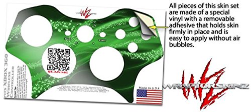 Mystic Vortex Green - WrapTorkkinz decal stil vinilne kože kompatibilan sa Xbox 360 bežičnim kontrolerom