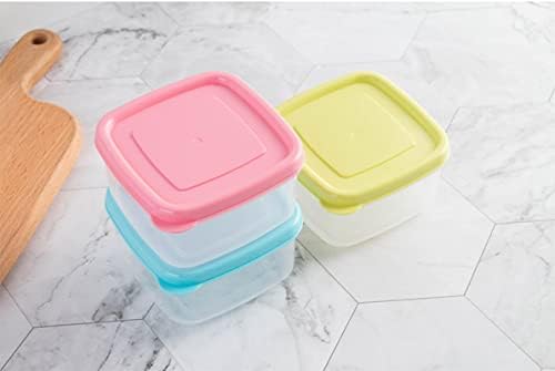 Na kvadratna kutija za čuvanje svežih Mini mala plastična kutija u frižideru zatvorena kutija za uzorak hrane