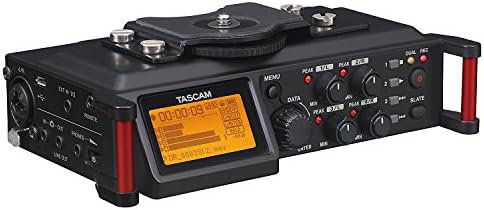 TASCAM 4-kanalni prijenosni Linearni PCM Audio snimač za DSLR i Video kamere, crni