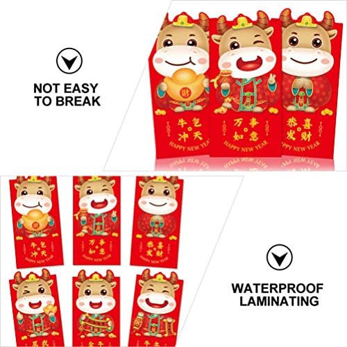 Aboofan kineska Nova Godina crvene koverte Nova Godina srećni novac koverte crveni džepovi Hongbao Paketi