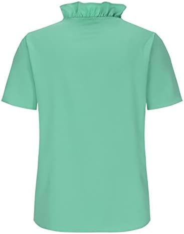 Majica bluza za damu Ljeto Jesen Kaftan 2023 odjeća trendy v izrez Lounge Peplum skromna bluza 91 91