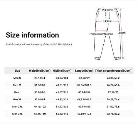 Inzvkjlu Muške dukseve 3D Print Jogger Hlače Ležerne prilike Sportske odjeće sa hlače sa elastičnom strukom