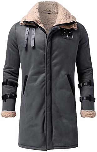 Izolovane jakne za muškarce Muškarci Plus size Zimski kaput rever ovratnik dugih rukava podstavljena