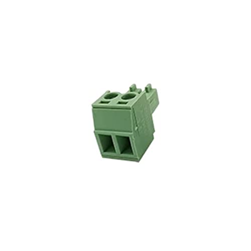 Kermant 20kom 2-pinski 3.5 mm Pitch PCB zeleni muški priključni konektor terminalnog bloka