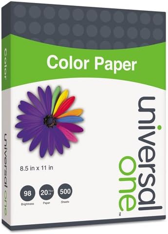 Univerzalni Deluxe papir u boji, Težina veze 20 lb, 8,5 x 11, zeleni, 500 / Ream